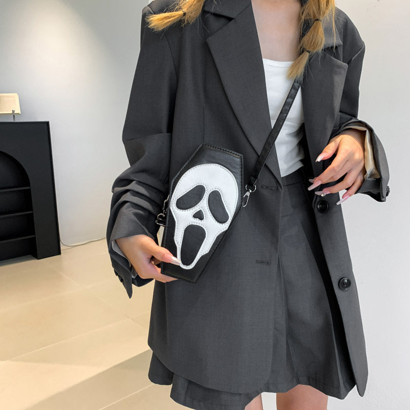 Halloween Coffin-Shape Shoulder Bag — detail