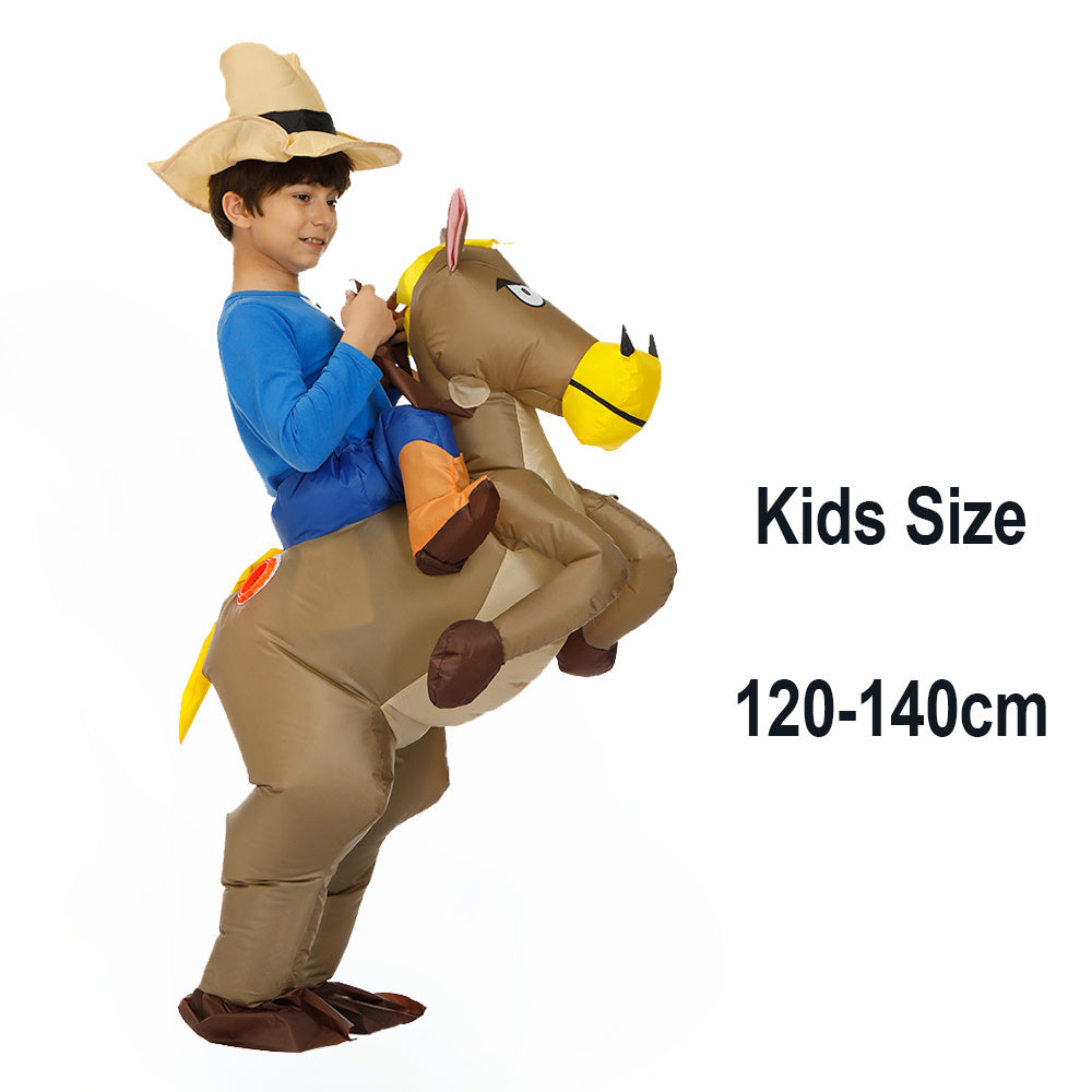 Trump on a Chair Inflatable Costume — side view