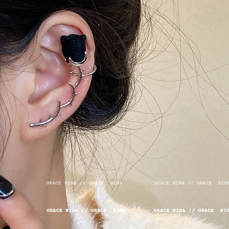 Plush Tulip Ear Stud Ear Bone Clip | Magic Stories