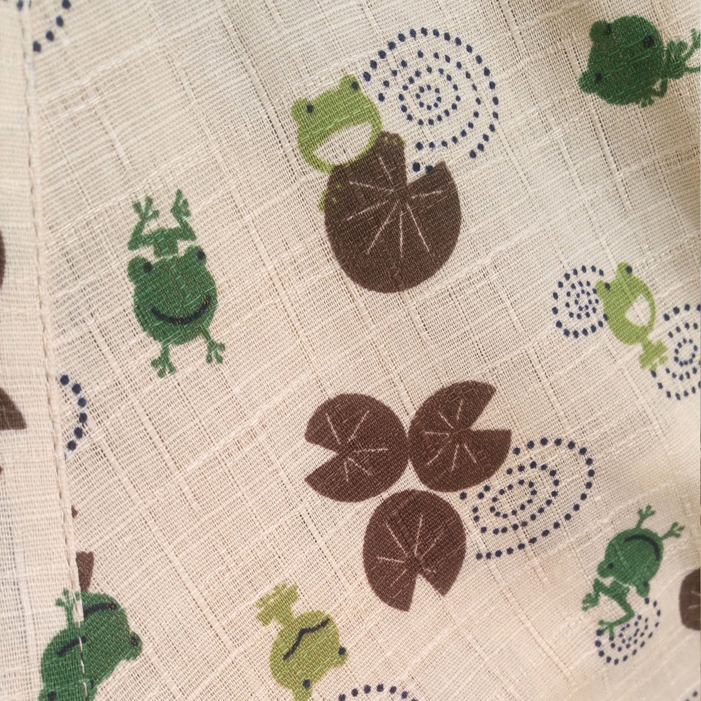 Pure Cotton Children's Flat Yukata — back view