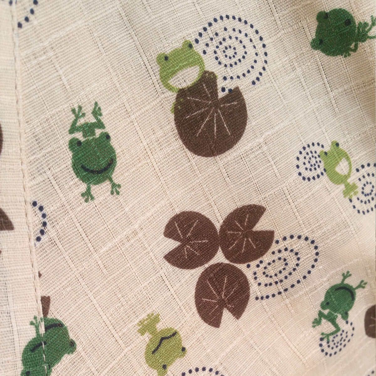 Pure Cotton Children's Flat Yukata — back view