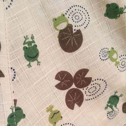 Pure Cotton Children's Flat Yukata — back view
