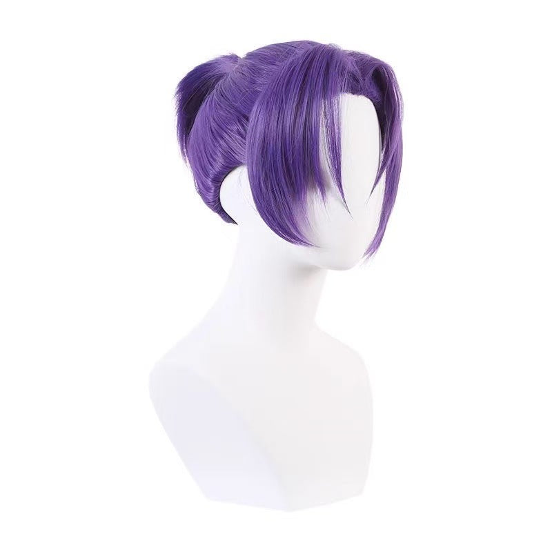 Cos Wig Purple Cosplay — side view