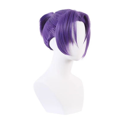 Cos Wig Purple Cosplay — side view