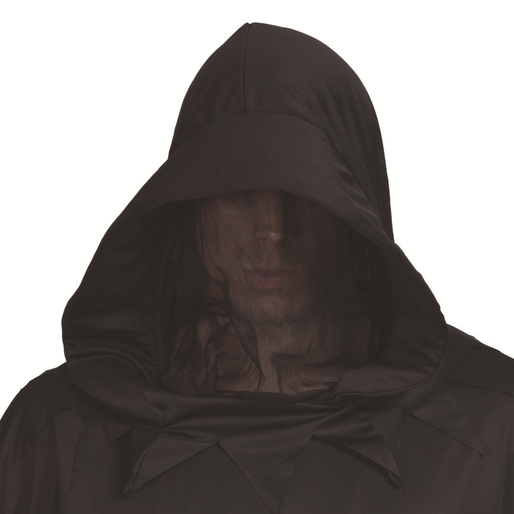 Halloween Costume Cold Black Robe Props Costume — scale reference