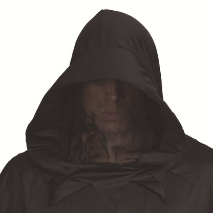 Halloween Costume Cold Black Robe Props Costume — scale reference