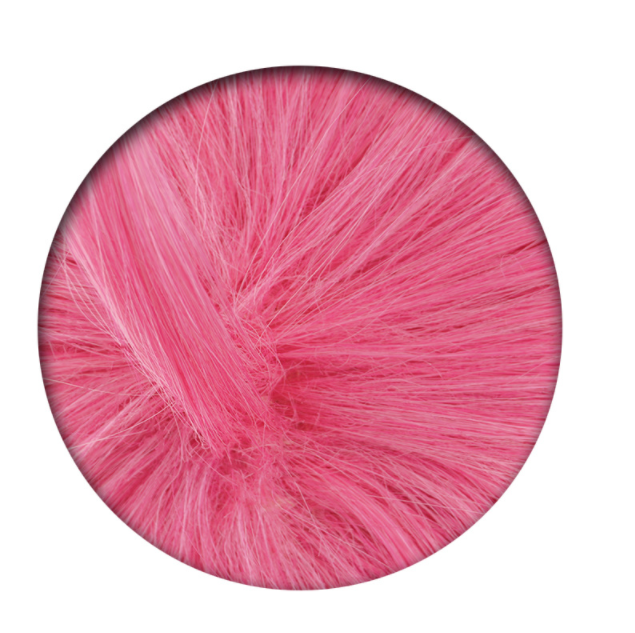 Anime Game Wig Cosplay Hair Set — Short Pink Wig — back view