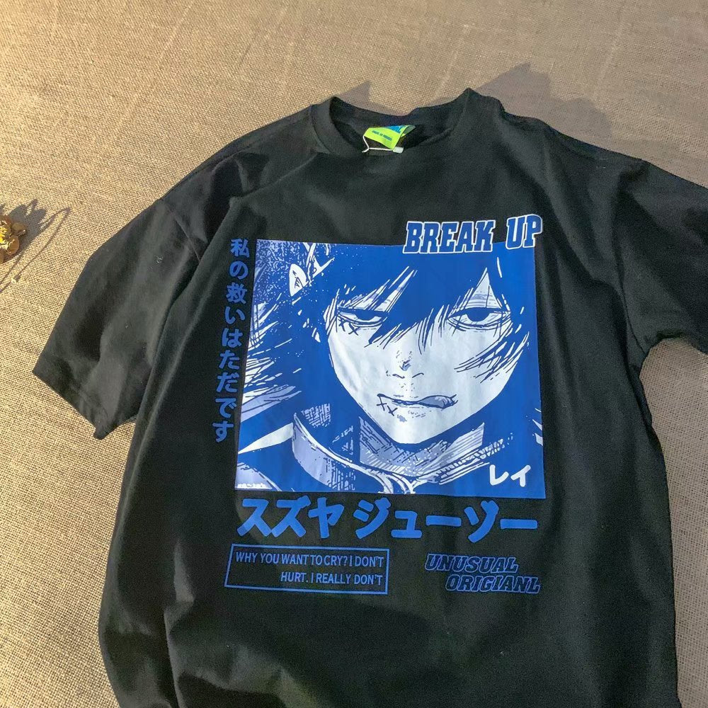 Two-dimensional Short-sleeved Anime Printed Salt T-shirt Loose — packaging