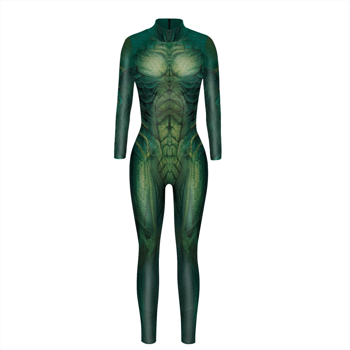 Printed Women's Cosplay Costume Long Sleeve One Piece — packaging