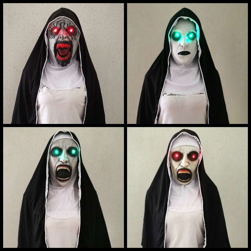 Nun Mask Halloween Ghost Horror Costume | Magic Stories