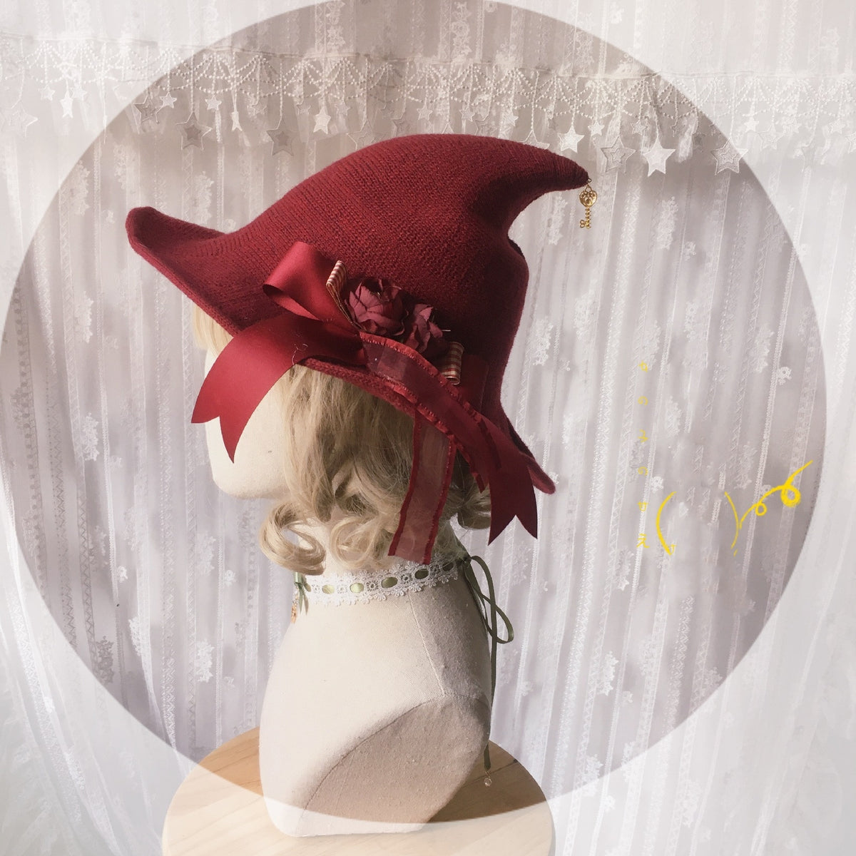 Element Witch Hat Daily Lolita Style Knitted | Magic Stories