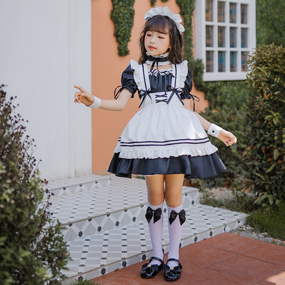 Japan Girl's Black Maid Costume Loli Maid | Magic Stories