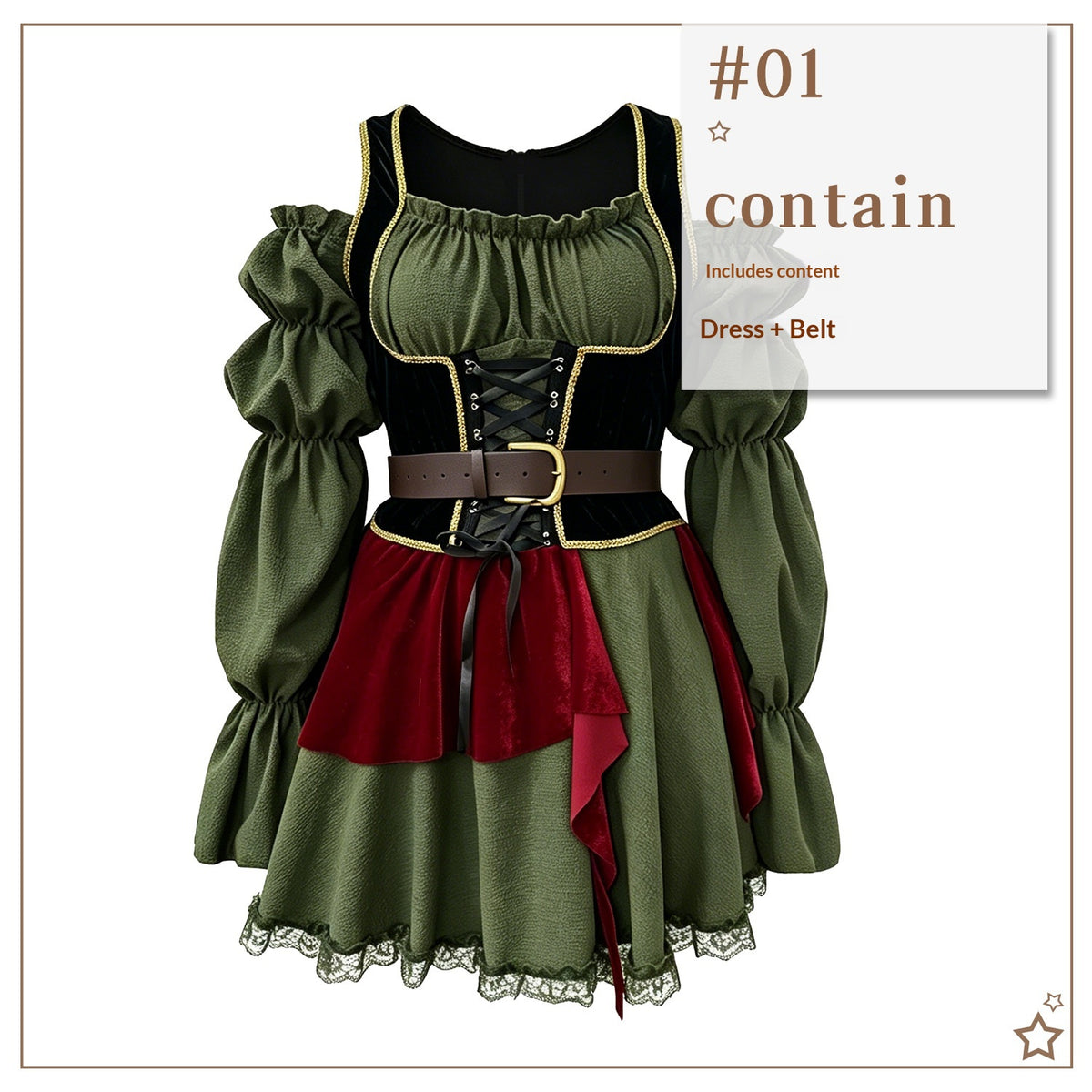 Halloween Costume Vintage Womens Performance | Magic Stories