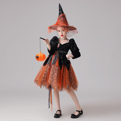 Witch Ball Costume Children's Halloween Cosplay — side view