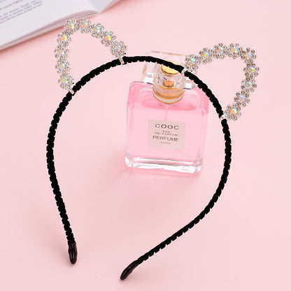 Cute Handmade Diamond Little Devil Cat Ear Headband — packaging