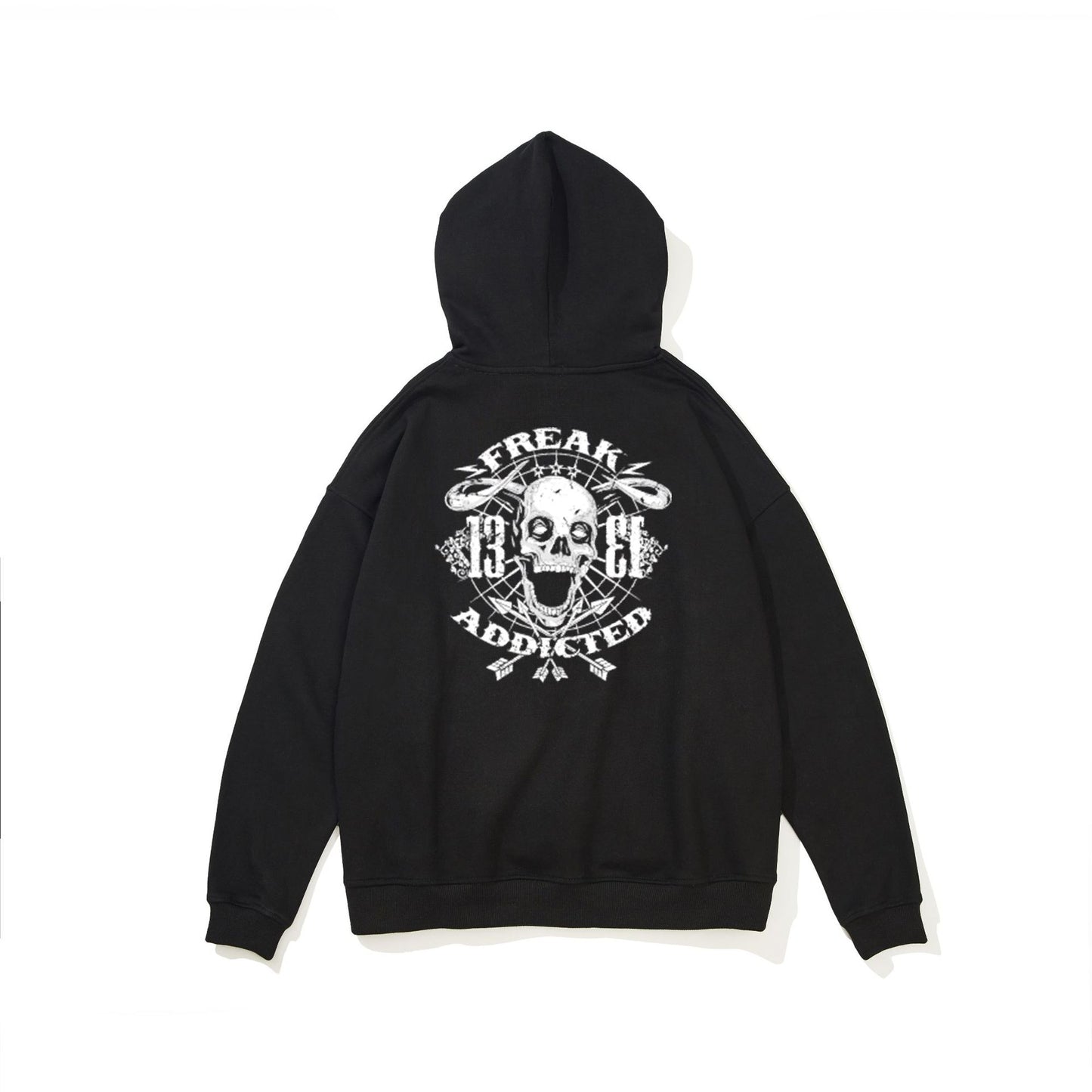Hoodie Skeleton Couple Pullover And Hoodie — back view
