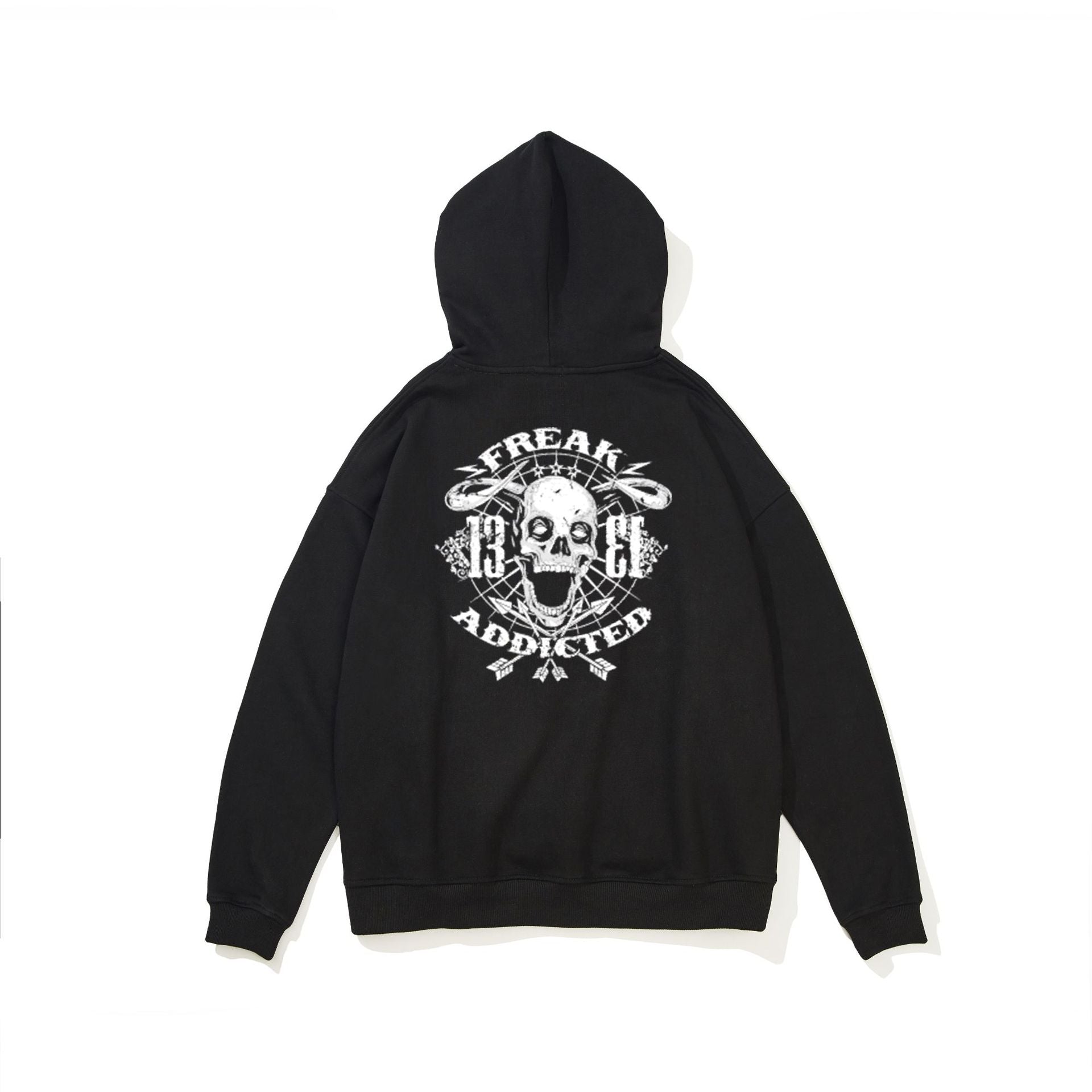Hoodie Skeleton Couple Pullover And Hoodie — back view