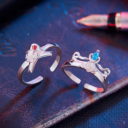 Anime Alloy Ring Ornament — in use
