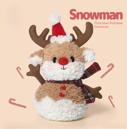 Christmas Reindeer And Snowman Plush Toys | Magic Stories