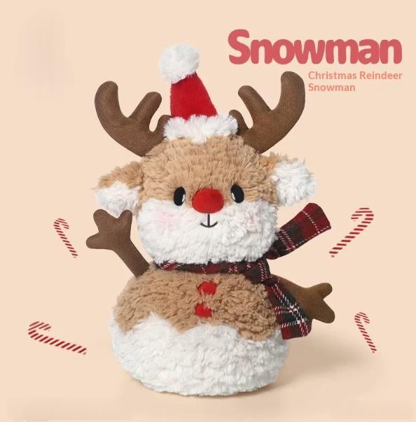 Christmas Reindeer And Snowman Plush Toys | Magic Stories