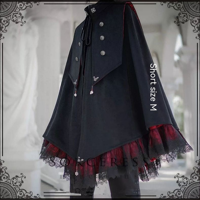 Monarch Black Cloak Costume Cos Japanese | Magic Stories