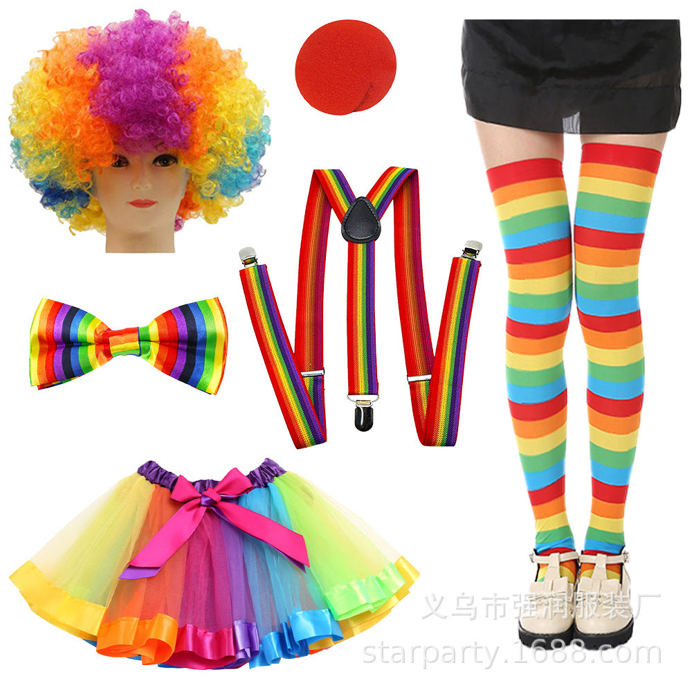 Halloween Clown Wig Dress Up Costume | Magic Stories