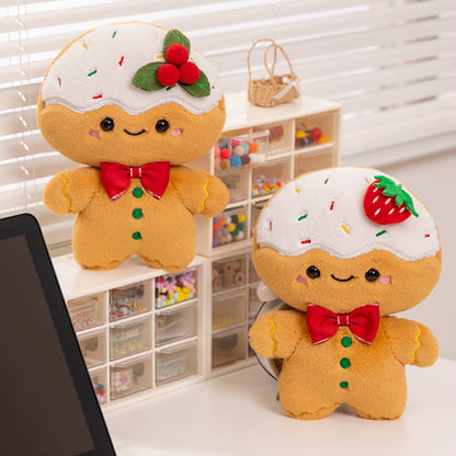 Cream Gingerbread Man Pillow Plush Toy | Magic Stories
