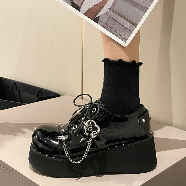 Punk Platform Shoes Dark Lolita Platform | Magic Stories