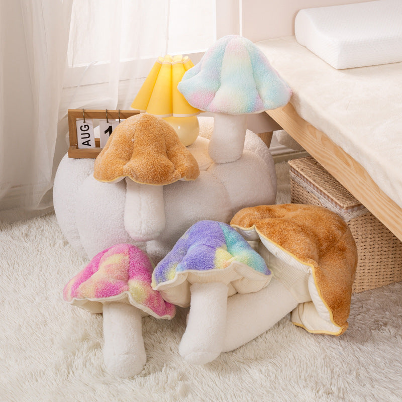 Cute Colorful Small Mushroom Pillow Plush Toy — packaging