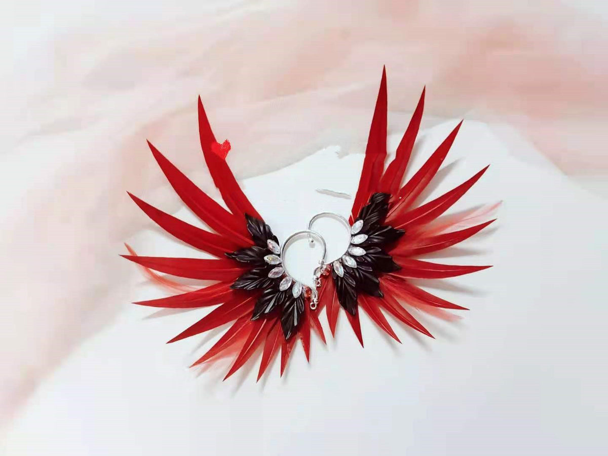 Feather Earrings Angel Wings Jewelry | Magic Stories