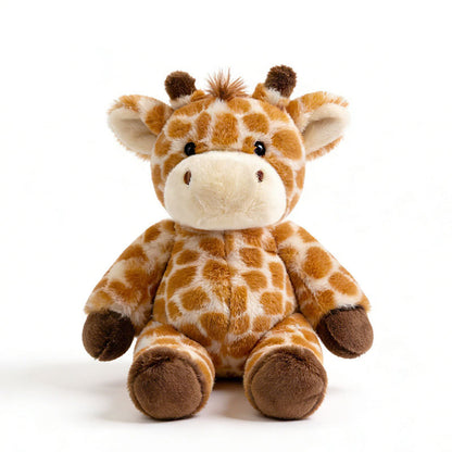 Long-legged Seated Giraffe Plush Toy, Red | Magic Stories