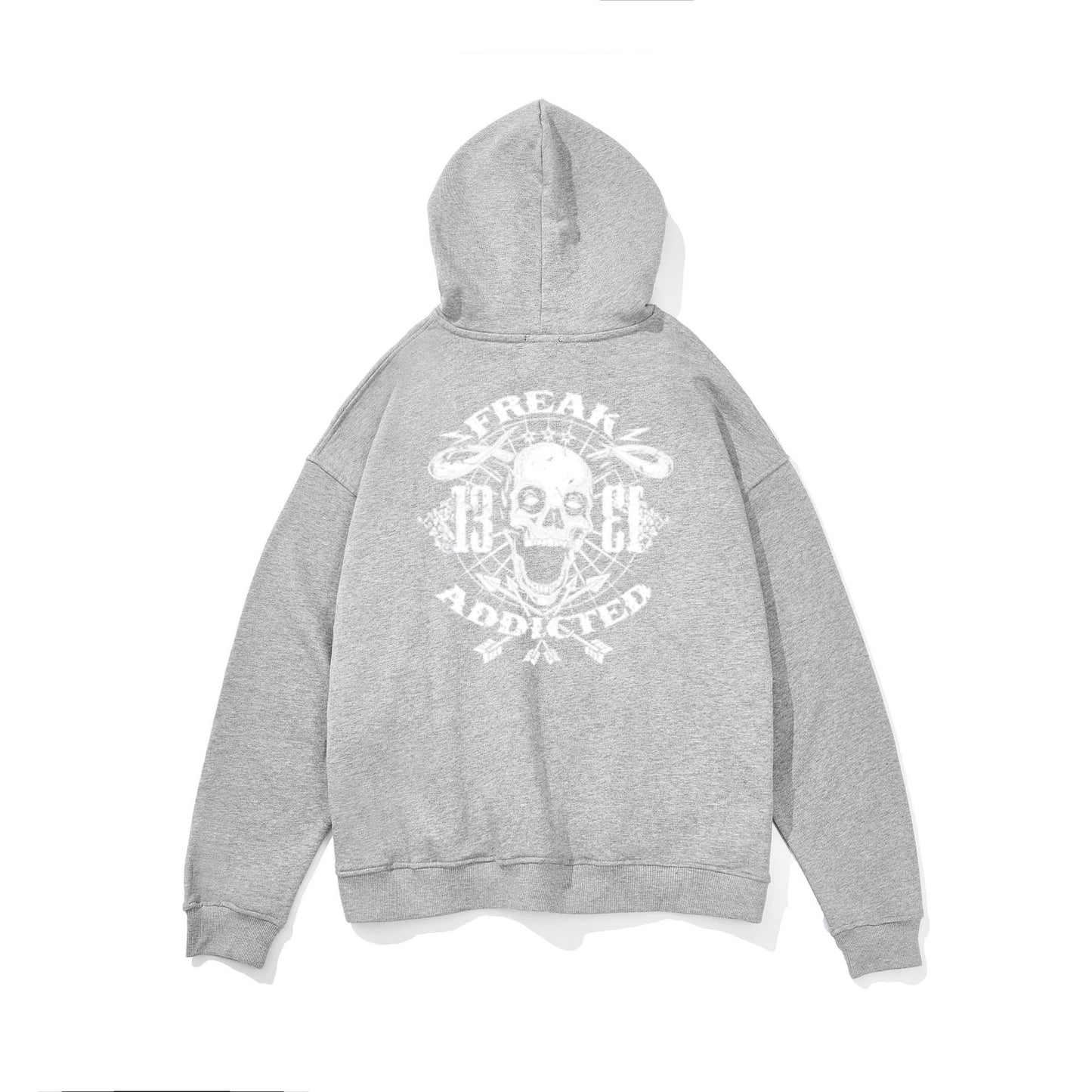 Hoodie Skeleton Couple Pullover And Hoodie — back view