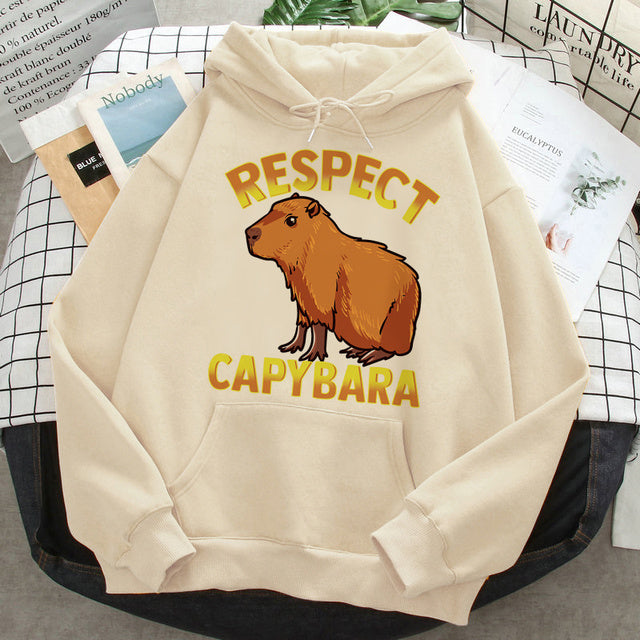 Women's Hip-hop Anime Harajuku Hoodie Sweater — back view