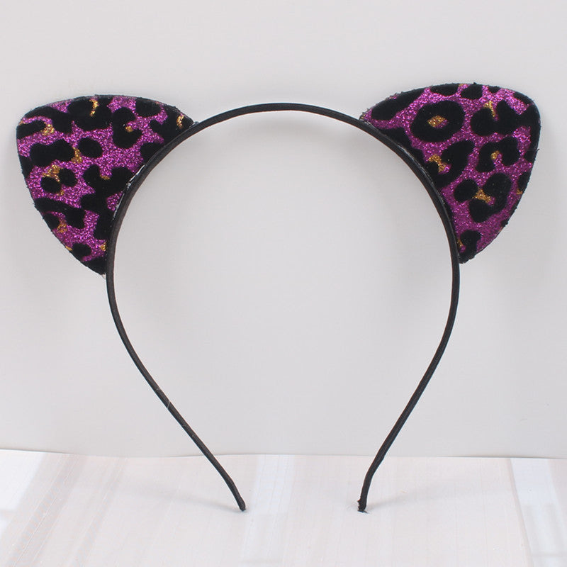 New Glitter Flocking Cat Ears Headband | Magic Stories