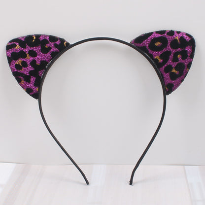 New Glitter Flocking Cat Ears Headband | Magic Stories