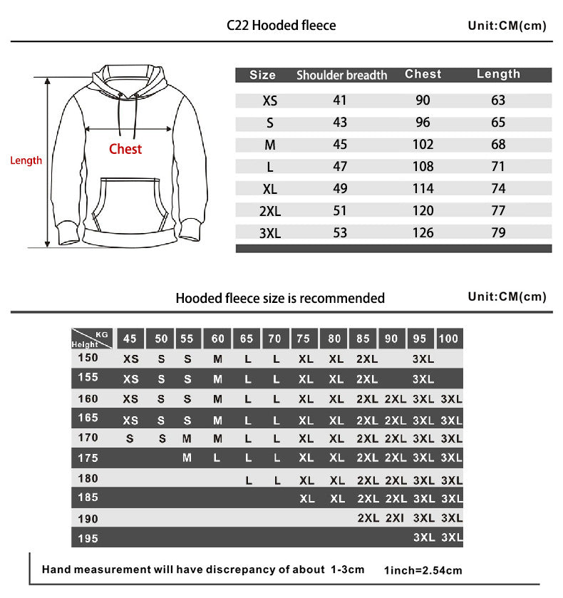 Anime Print Men's And Women's Hoodies Harajuku Street Fashion Hooded Sweatshirt — side view