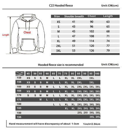 Anime Print Men's And Women's Hoodies Harajuku Street Fashion Hooded Sweatshirt — side view