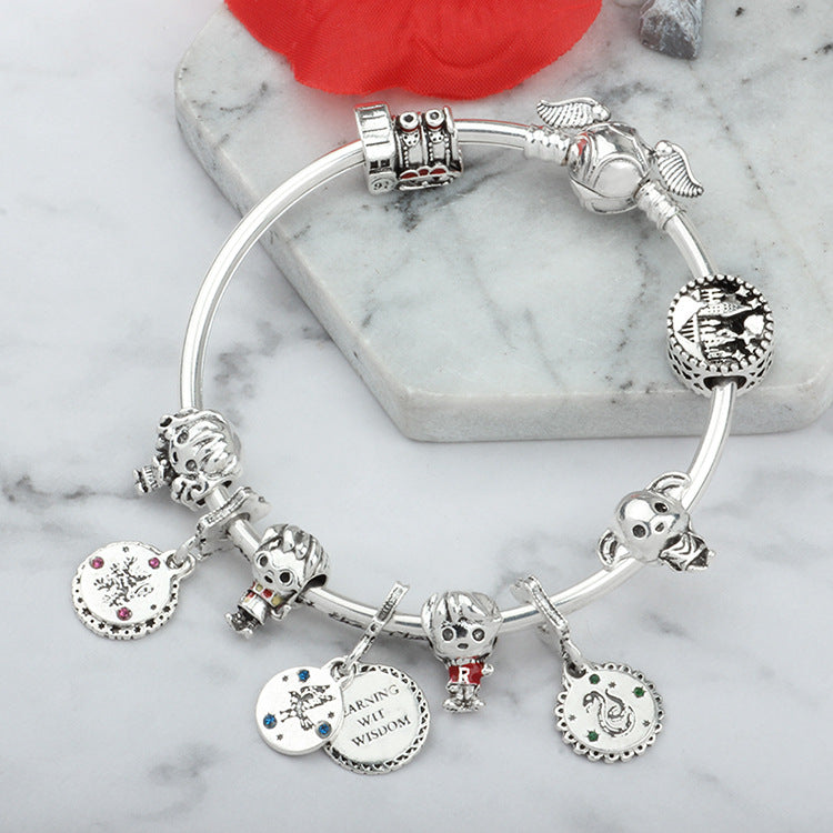 Silver Bracelet — side view