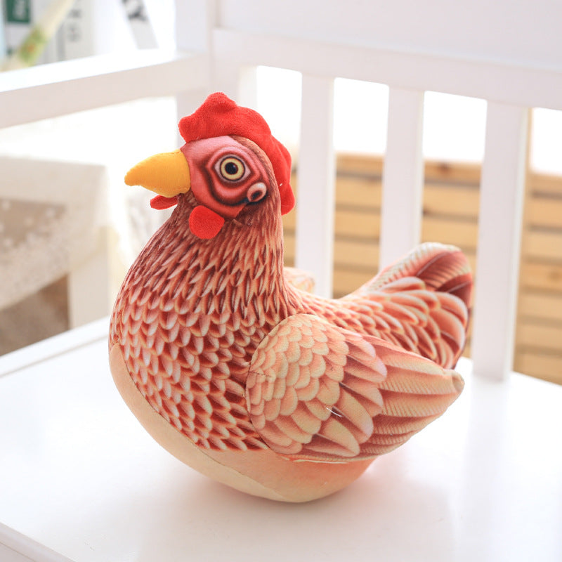 Big Rooster Doll Old Hen Plush Toy | Magic Stories