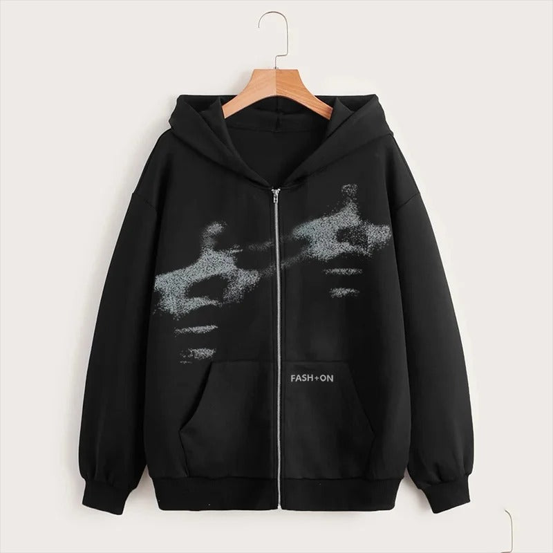Men Women Y2K Clothing Zip Hoodie Fashion — packaging
