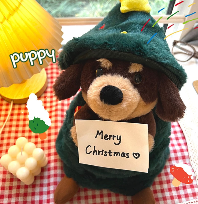 Dachshund Plush Toy, Otter Plush Toy — back view