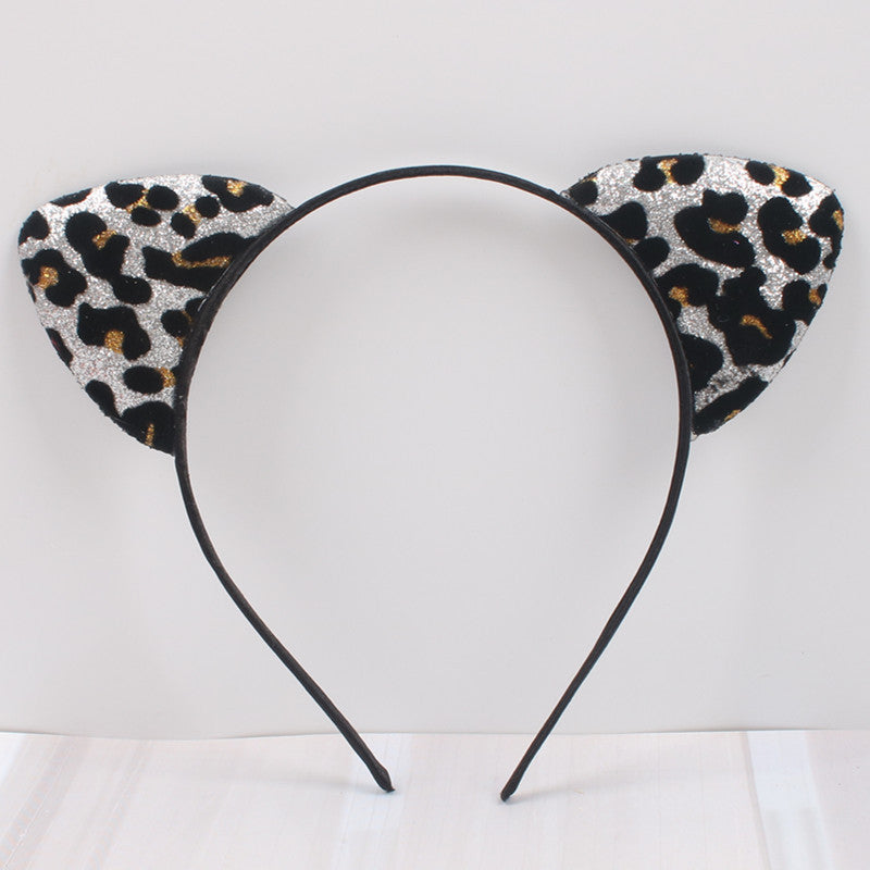 New Glitter Flocking Cat Ears Headband | Magic Stories