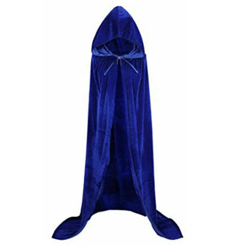Halloween Hooded Velvet Cloak Robe Medieval | Magic Stories