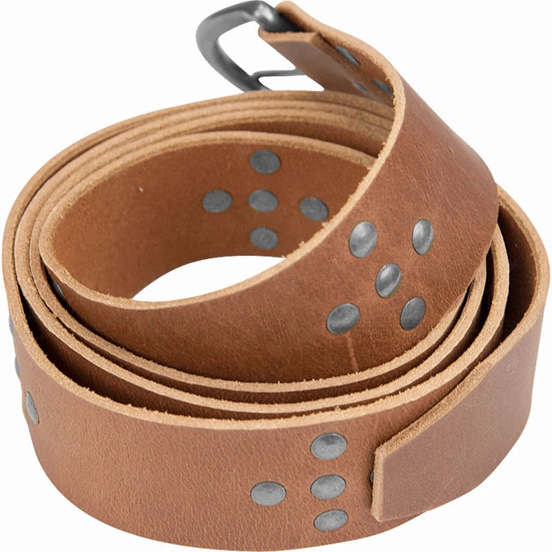 Pirate Long Leather Knot Belt, Rivet Belt | Magic Stories