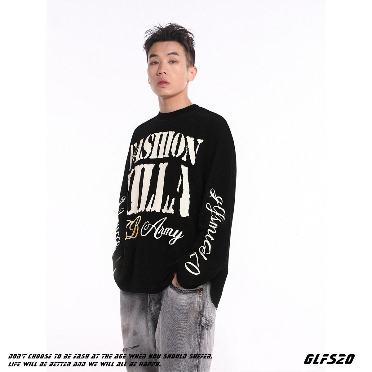 Gothic-style Streetwear Mens Long-sleeve | Magic Stories