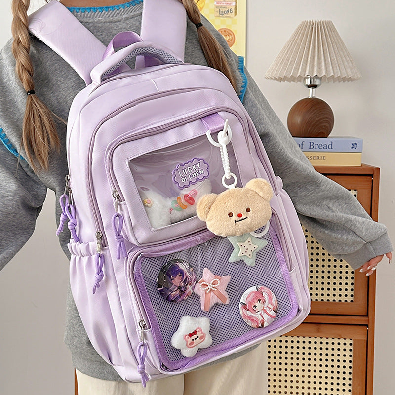 Japanese-style Anime Convention Backpack For Women — back view