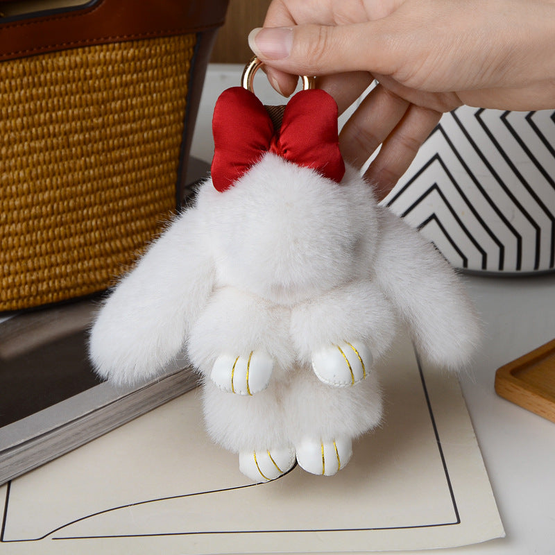 Cartoon Plush Bunny Keychain Pendant | Magic Stories