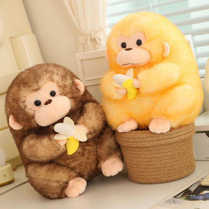Cute Golden Monkey Plush Toy | Magic Stories