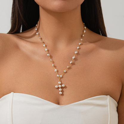 Gothic Cross Alloy Pendant Necklace Fashion | Magic Stories