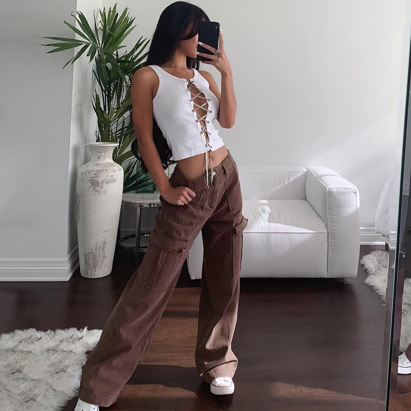 Women Streetwear Fashion Oversize Trouser | Magic Stories